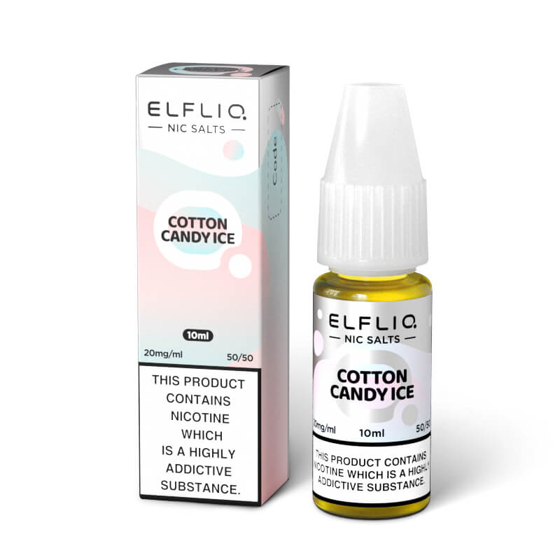 COTTON CANDY ICE - Liquido Pronto 10ml - Elfliq by Elf Bar