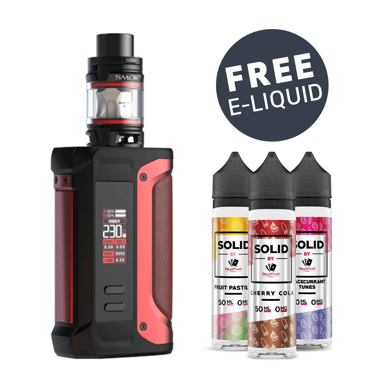 Smok Arcfox Sub Ohm Vape Kit | Free E-Liquid