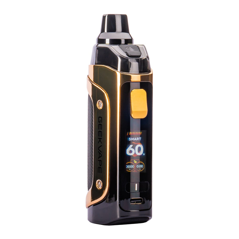 Midnight Gold Geekvape Aegis Boost 3 vape kit.