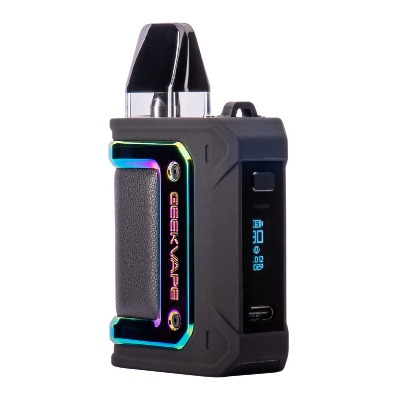 Rainbow Aegis Hero Q vape kit.