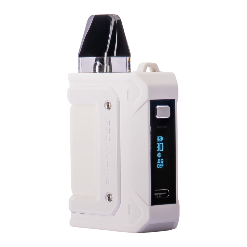 White Aegis Hero Q vape kit.