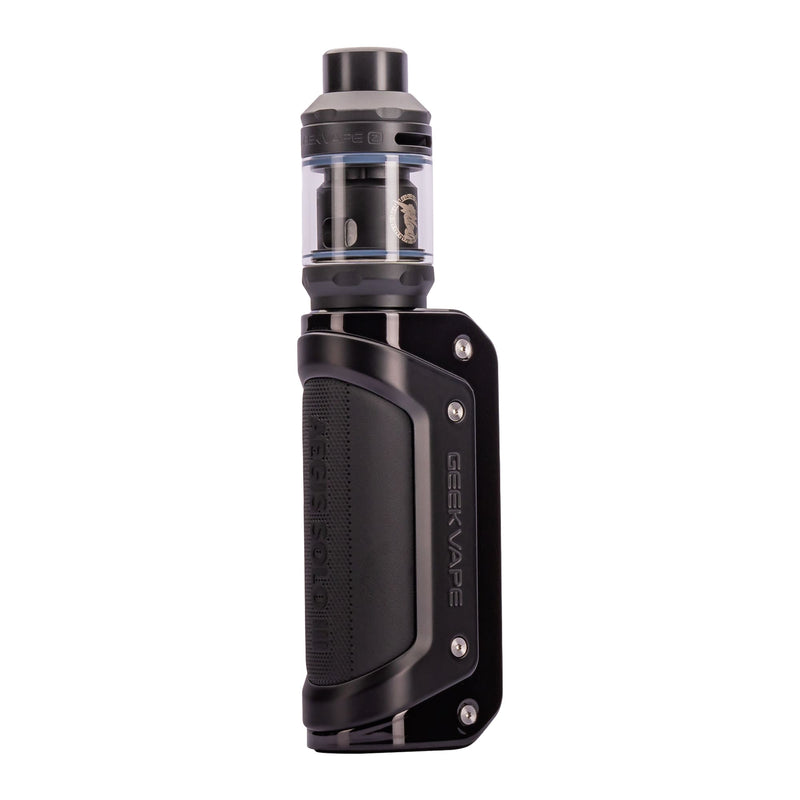 Back side image of Black Aegis Solo 3 Vape Kit.