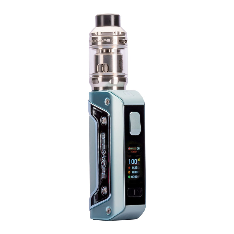 Front side image of Green Aegis Solo 3 Vape Kit.