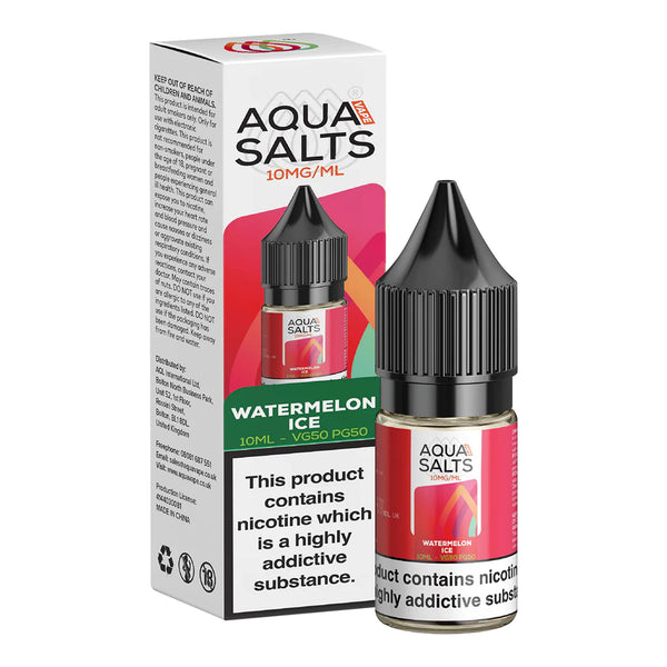 Watermelon Ice Nic Salts by Aqua Salts 10mg