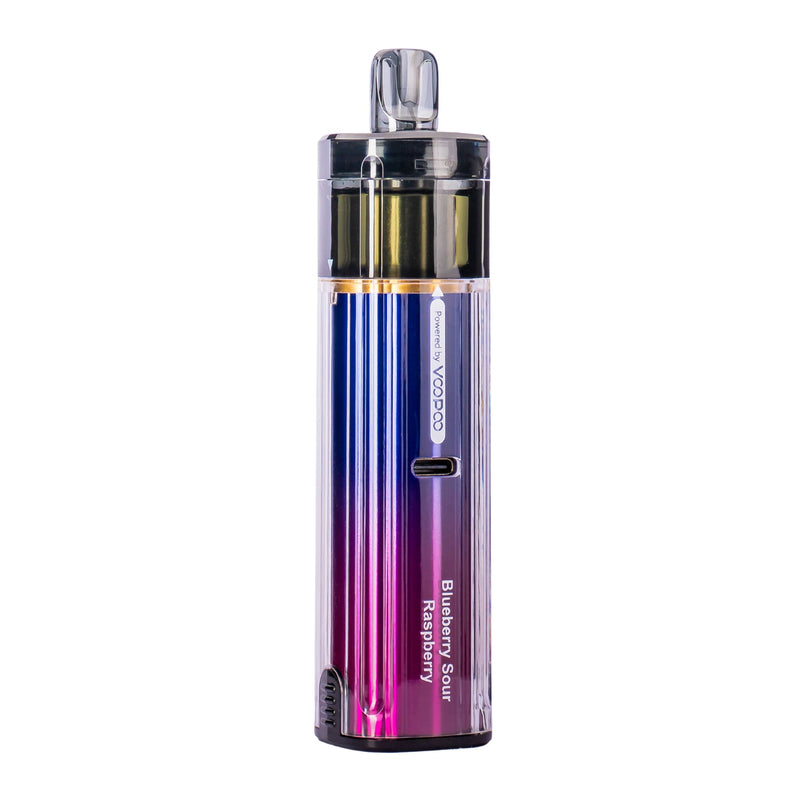 Blueberry Sour Raspberry Argus Bar Pro Max disposable vape back.