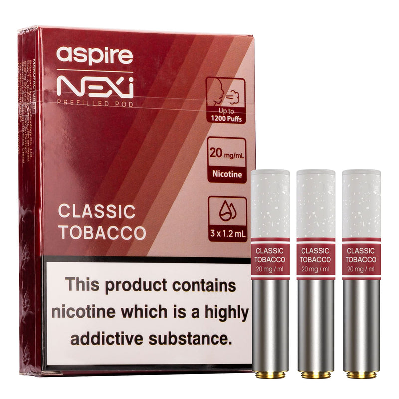 Aspire Nexi One Pre-filled Pods - Classic Tobacco