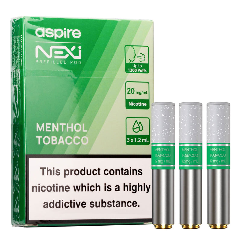 Aspire Nexi One Pre-filled Pods - Menthol Tobacco