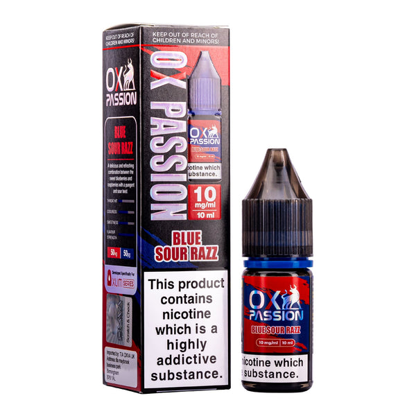 Blue Sour Razz Ox Passion E-Liquid by Oxva