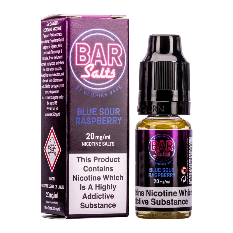 Blue Sour Raspberry Bar Salts by Vampire Vape