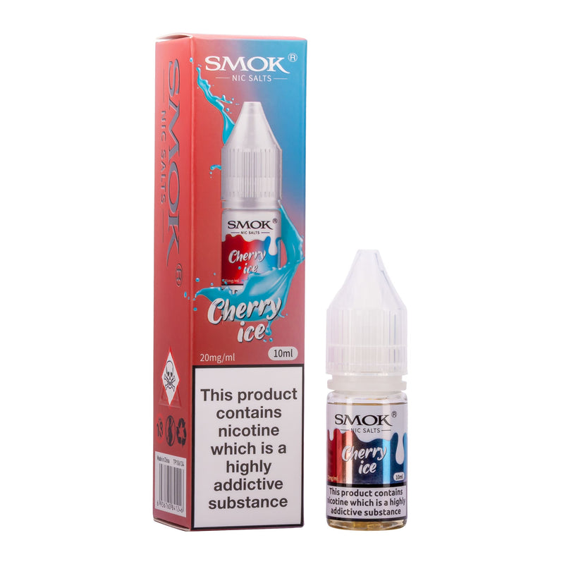 Cherry ice Smok nic salt e-liquid.