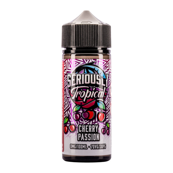 Render of Seriously Cherry Passion Banana 100ml shortfill e-liquid.