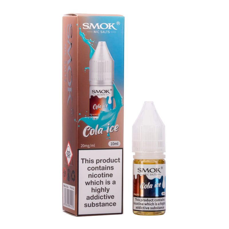 Cola ice Smok nic salt e-liquid.