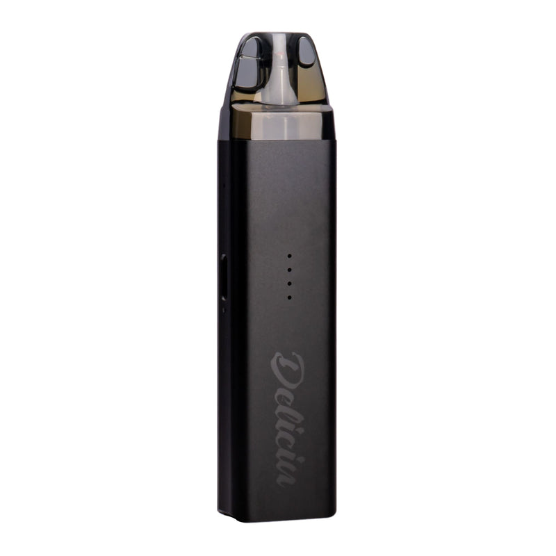 Black Deliciu Mate pod kit device.