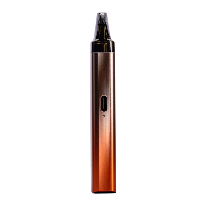 Sunset Orange Deliciu Mate pod kit device side.