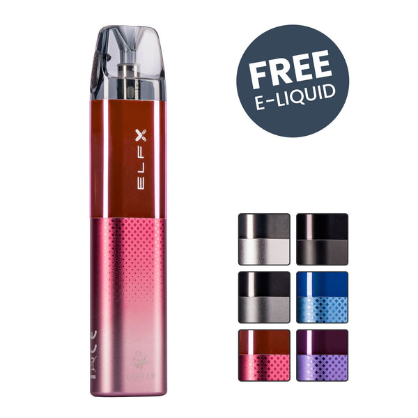 Elf Bar ELFX vape kit in all colours.