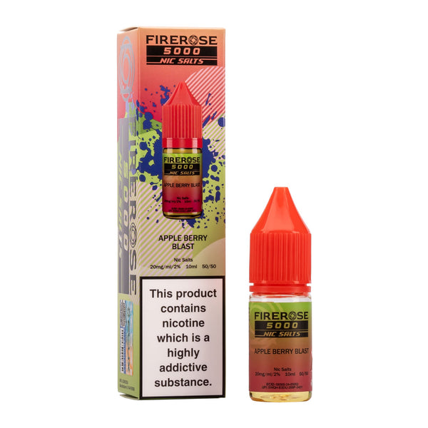 Firerose 5000 Apple Berry Blast Nic Salt E-Liquid by Eluxtech