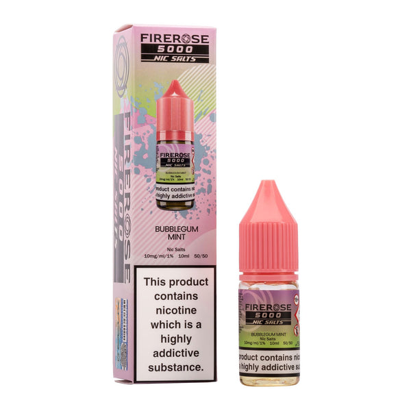 Elux Firerose 5000 Bubblegum Mint Nic Salt E-Liquid