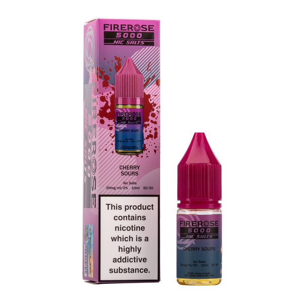 Firerose 5000 Cherry Sours Nic Salt E-Liquid by Eluxtech