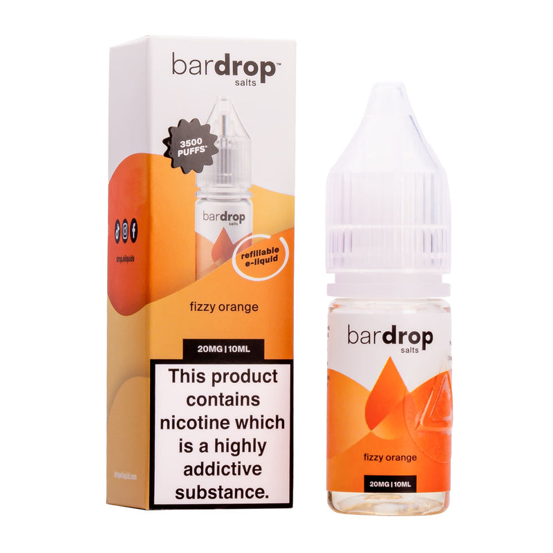 Fizzy Orange Nic Salt E-Liquid by Bar Drop