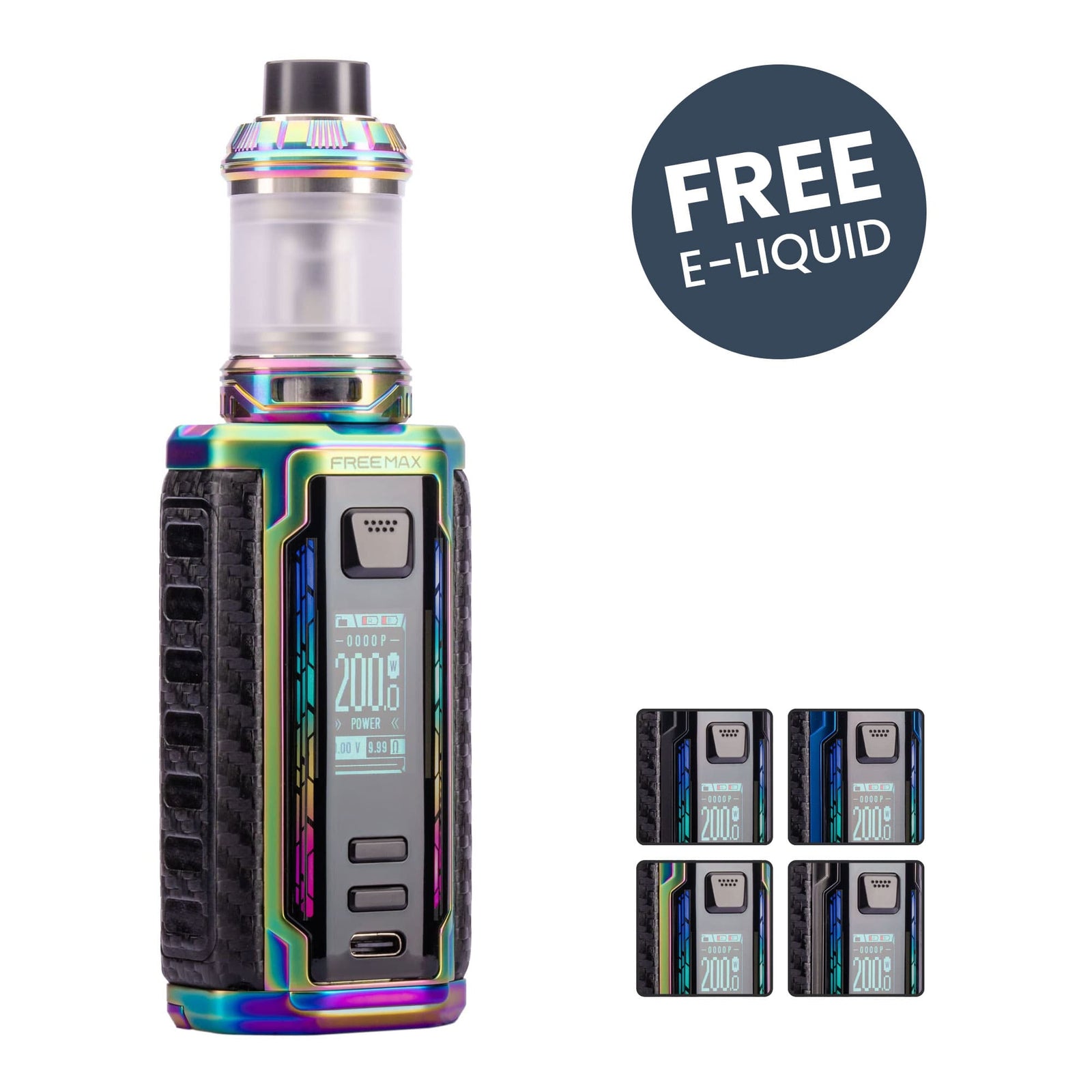 Freemax Maxus 3 Vape Kit | Free E-Liquid | Royal Flush Vape UK