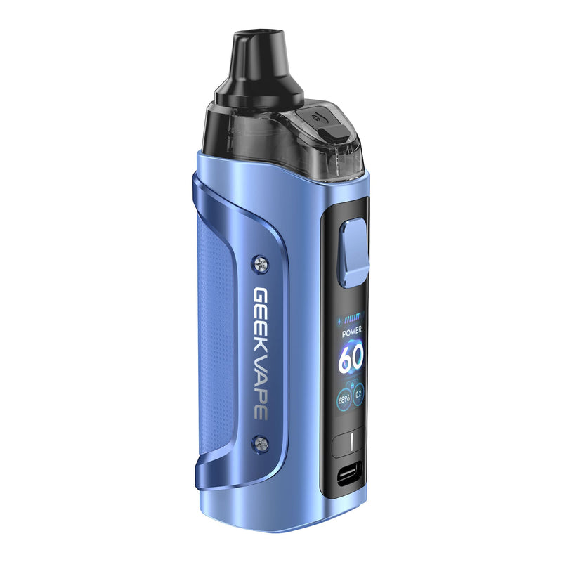 Sapphire Blue Geekvape Aegis Boost 3 vape kit.