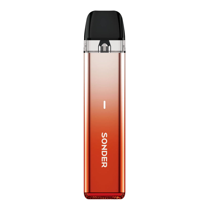 Render of Metallic Orange Sonder Q Lite vape kit by Geekvape.