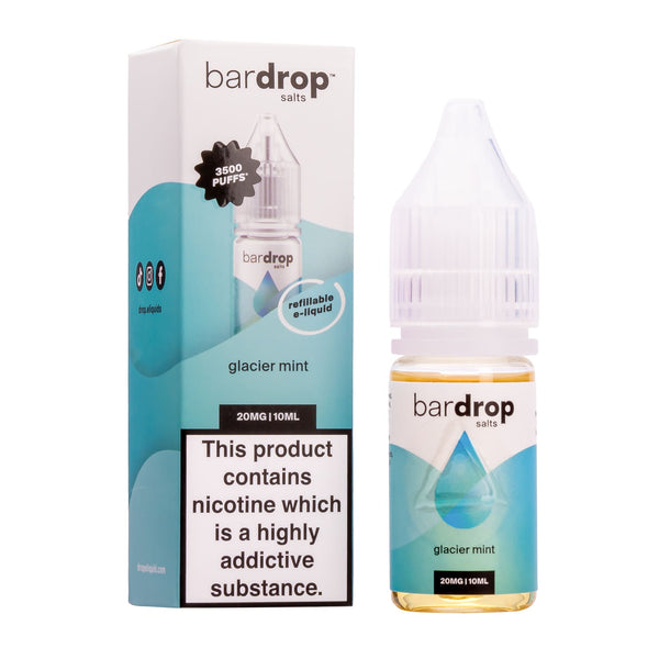 Glacier Mint Nic Salt E-Liquid by Bar Drop