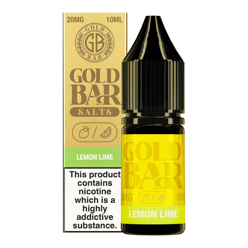 Lemon Lime Gold Bar Nic Salt E-Liquid by Vape Gold - 20mg