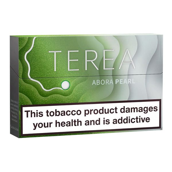 Abora Pearl IQOS Terea heated tobacco sticks box.