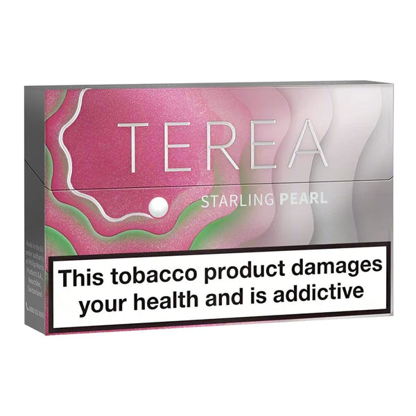 Starling Pearl IQOS Terea heated tobacco sticks box.