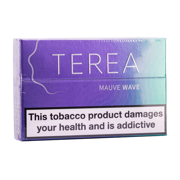 Muave Wave IQOS Terea heated tobacco sticks box.