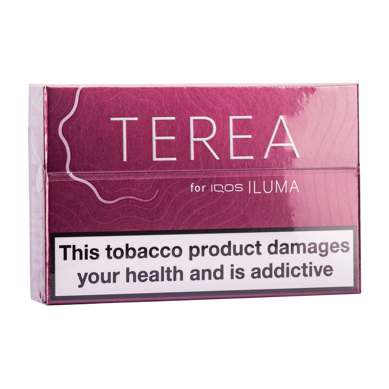 Russet IQOS Terea heated tobacco sticks box.