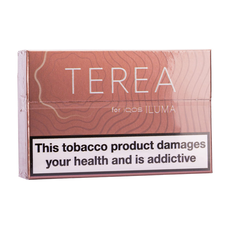 Teak IQOS Terea heated tobacco sticks box.