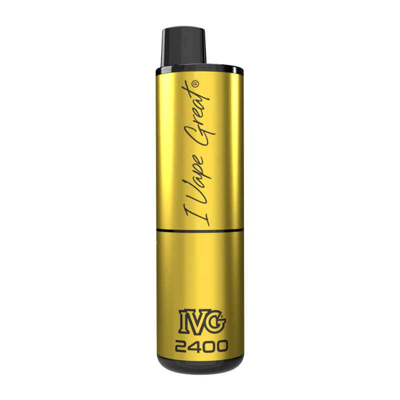 Render of Banana Edition IVG 2400 disposable vape.