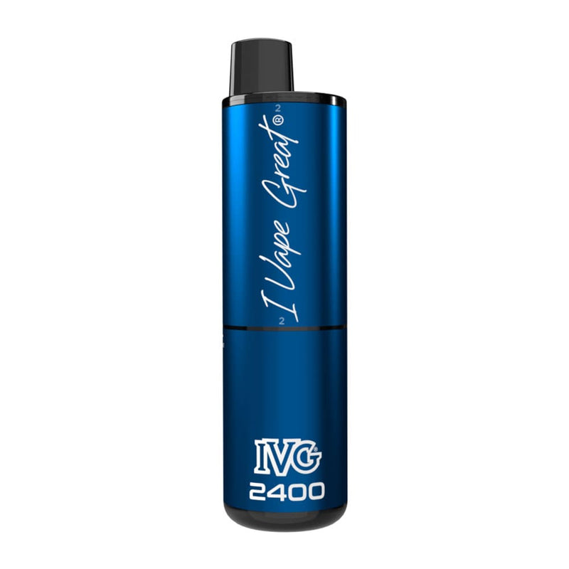 Render of Blue Edition IVG 2400 disposable vape.