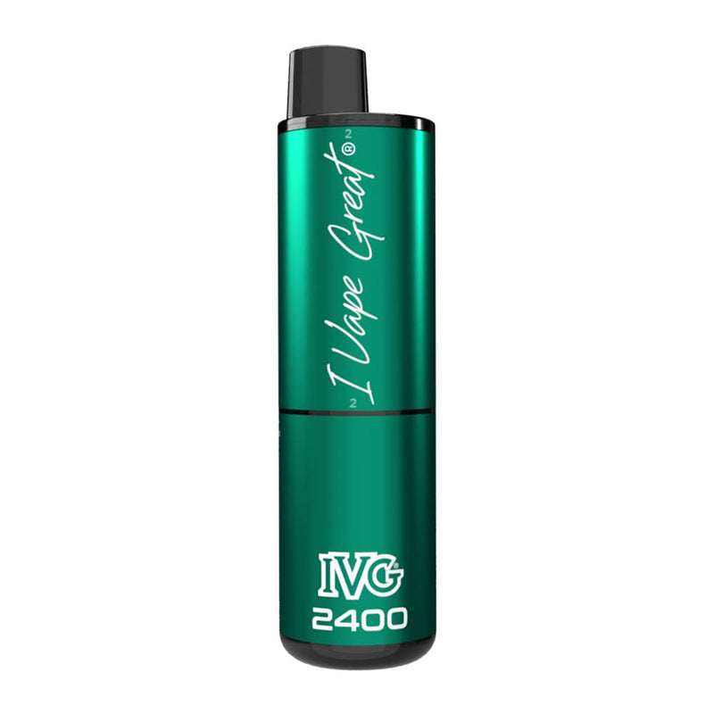 Render of Mint Edition IVG 2400 disposable vape.