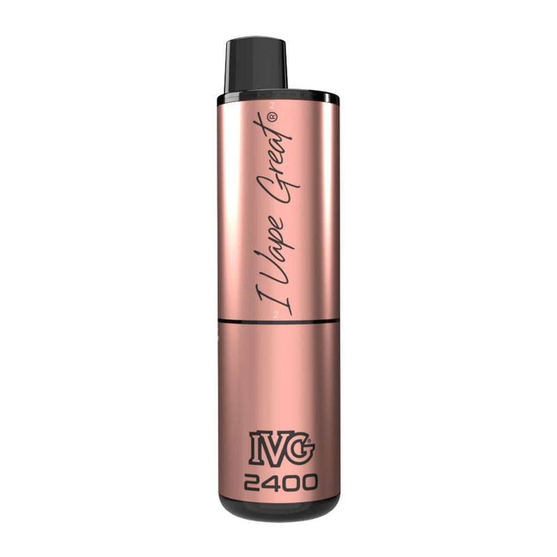 Render of Peach Edition IVG 2400 disposable vape.