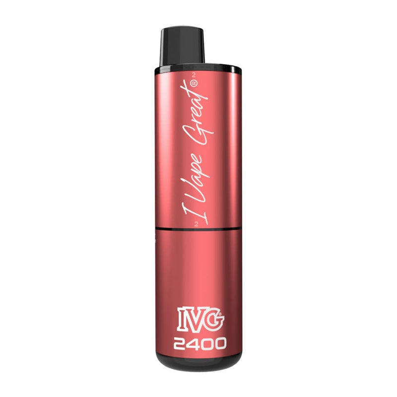 Render of Strawberry Edition IVG 2400 disposable vape.