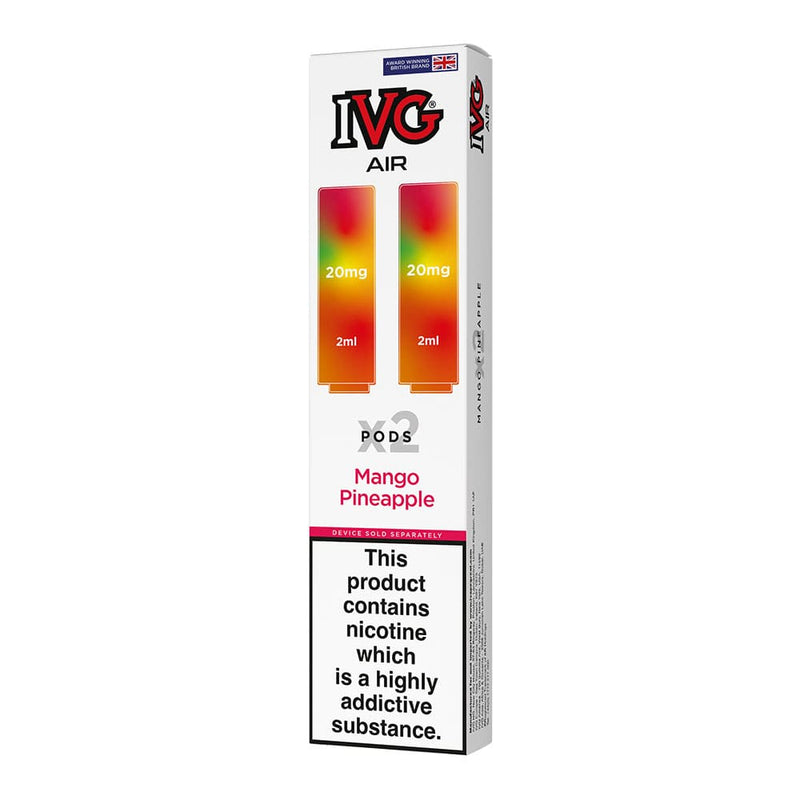 Pack of two IVG Air Mango Pineapple pre-filled pods.