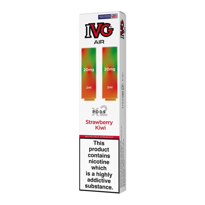 Pack of two IVG Air Strawberry Kiwi pre-filled pods.