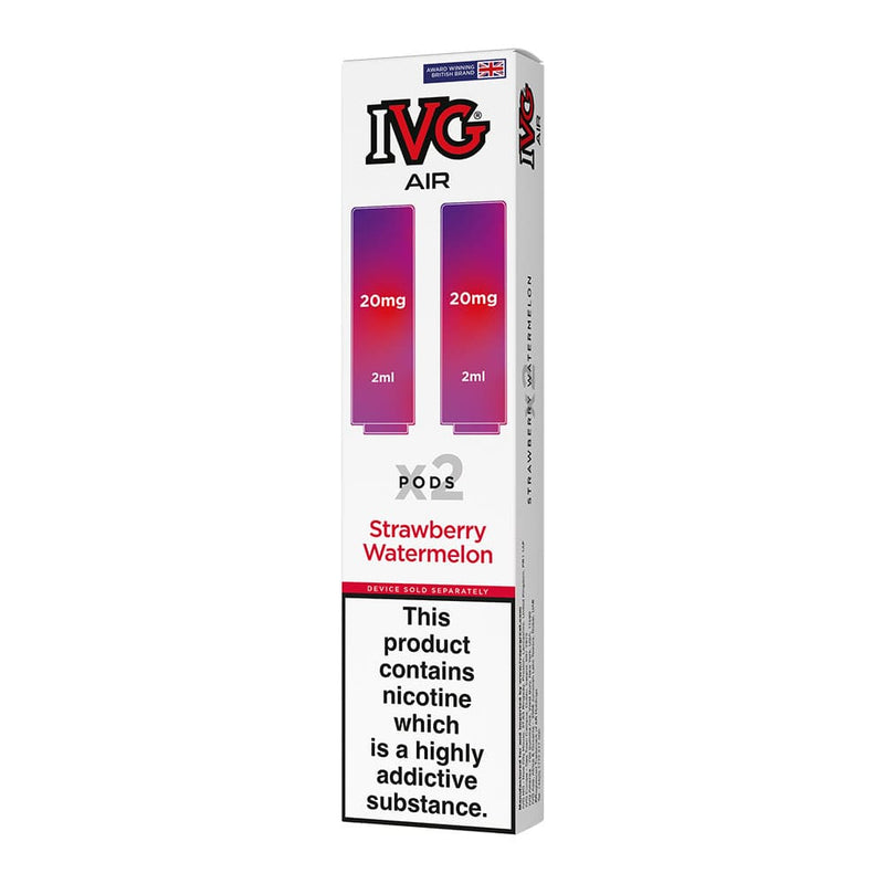 Pack of two IVG Air Strawberry Watermelon pre-filled pods.