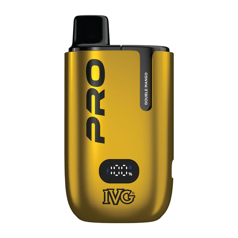 Double Mango IVG Pro 6000 disposable vape kit render.