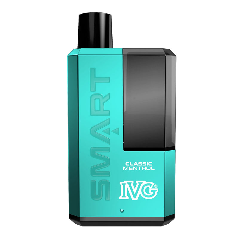 Render of Classic Menthol IVG Smart 5500 disposable vape device.