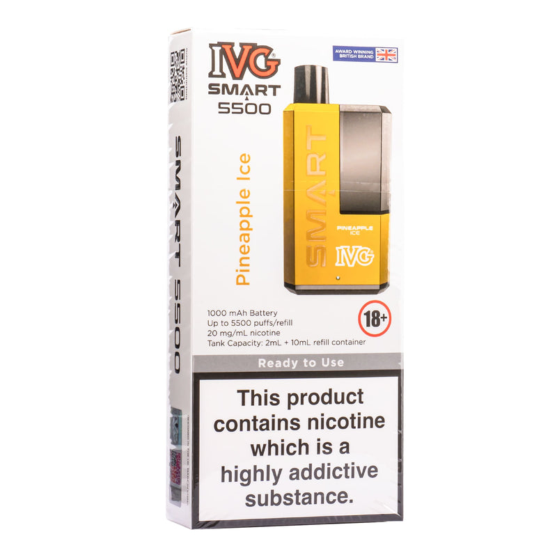 Pineapple Ice IVG Smart 5500 vape kit box.