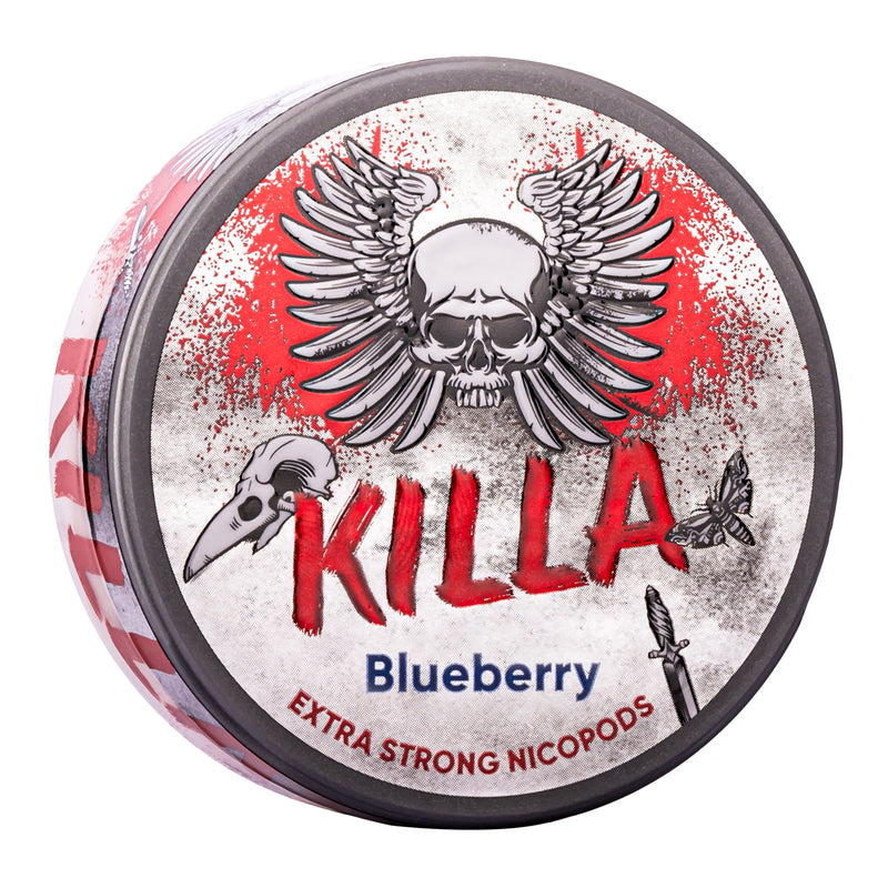 Killa Blueberry Nicotine Pouches.