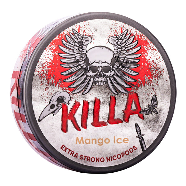 Killa Mango Ice Nicotine Pouches.