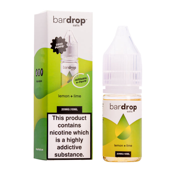 Lemon Lime Nic Salt E-Liquid by Bar Drop