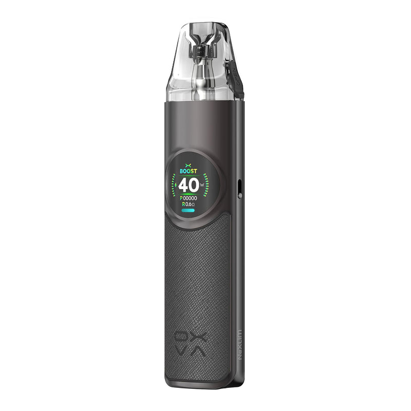 Dark Grey Oxva NeXlim pod kit.