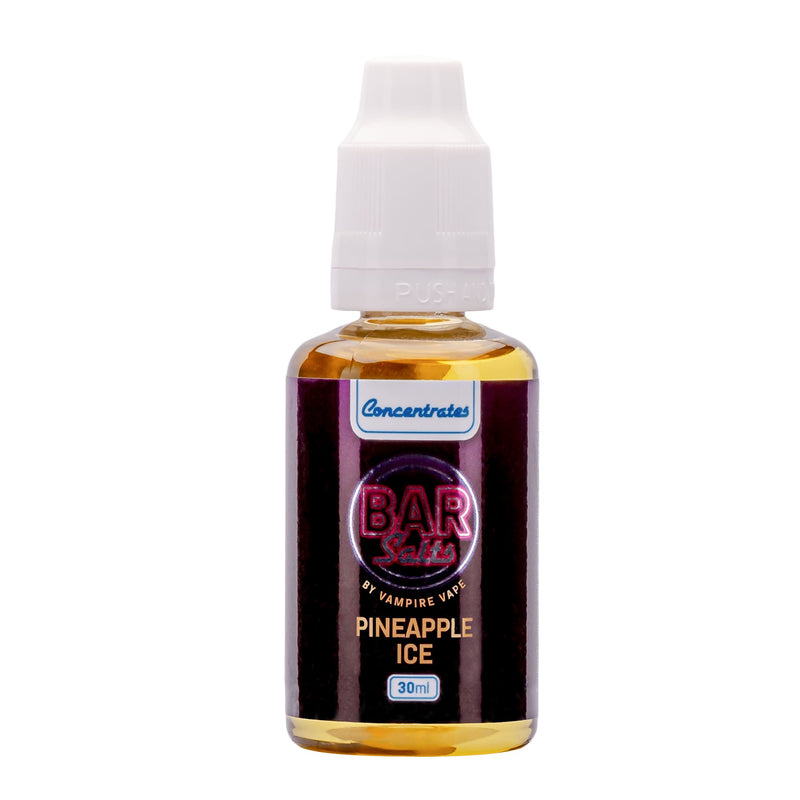 Pineapple Ice 30ml Bar Salts Concentrate by Vampire Vape.