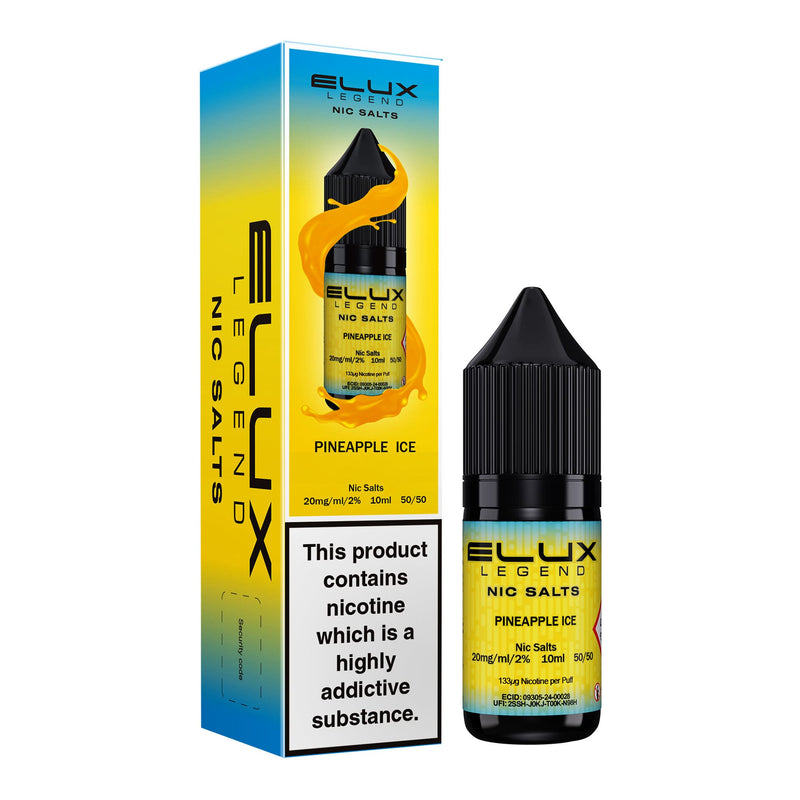 Pineapple Ice Elux Legend Nic Salts by Eluxtech